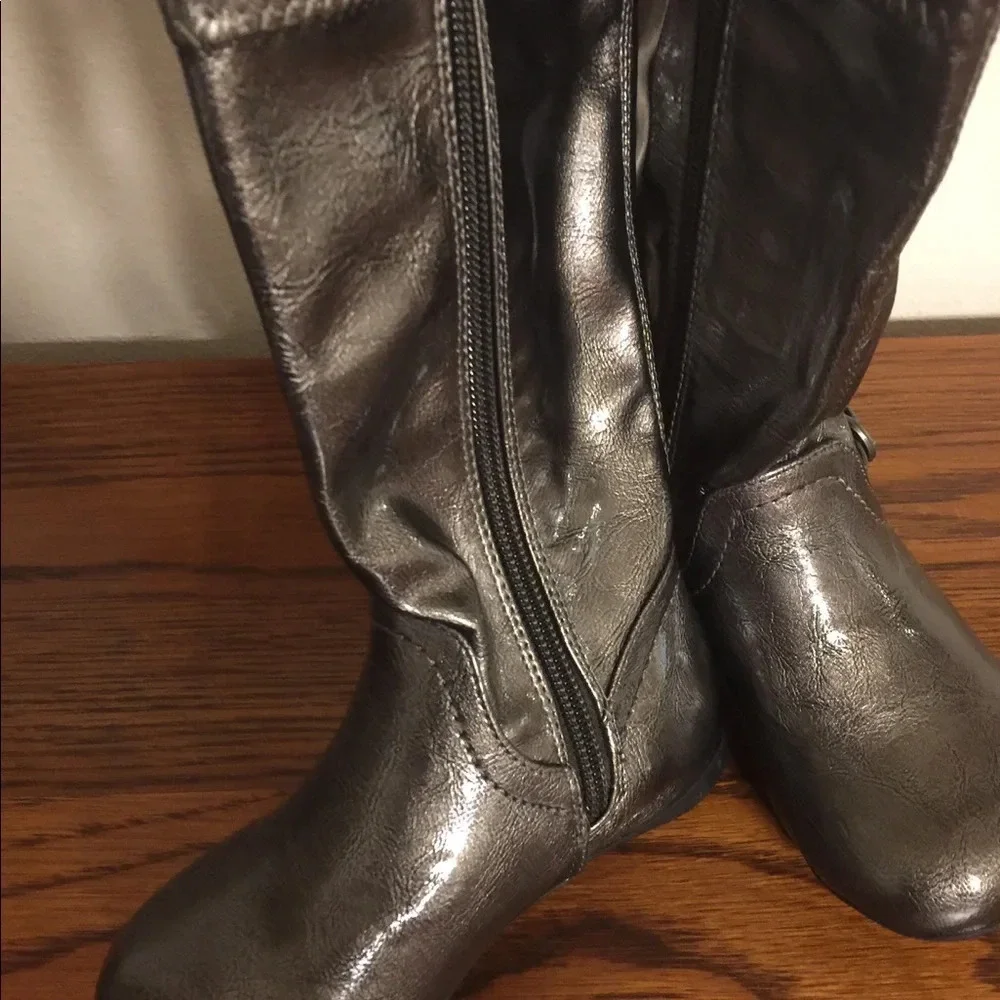 Nordstrom pewter boots size toddler 8